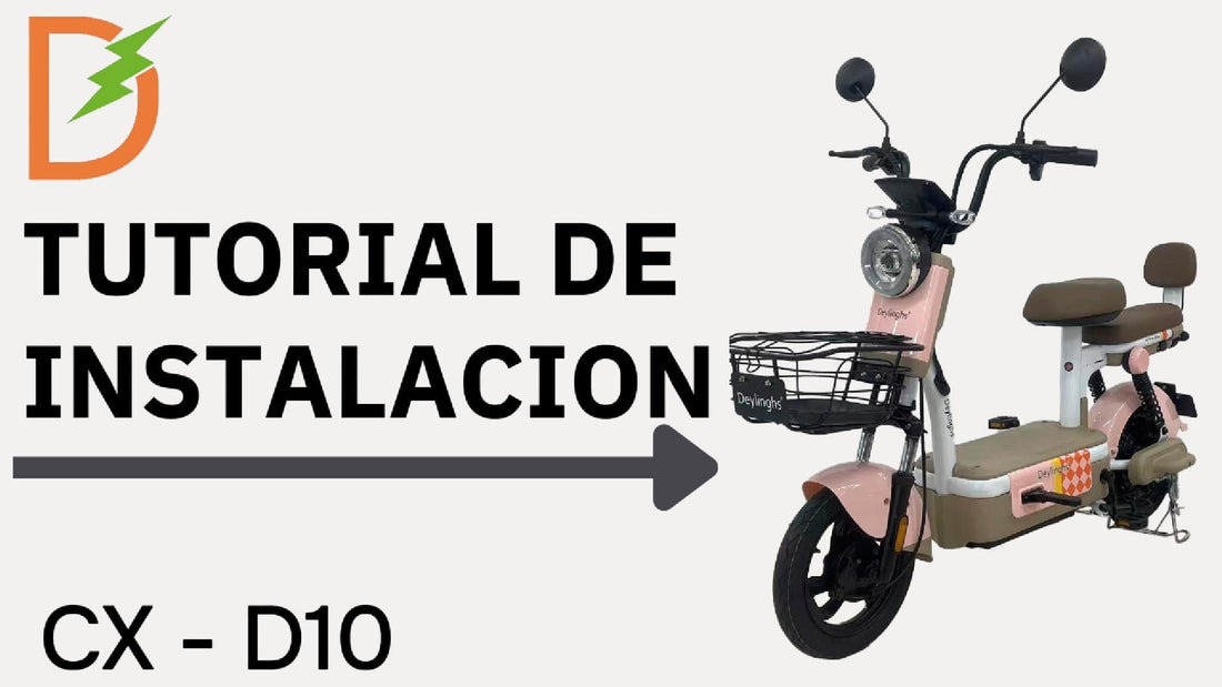 INSTALACION DE MOTO CX-D10